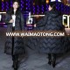 winter wear puffy canada women duck long down fur jacket oem